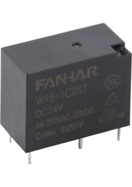 Relay Power 5A 12VDC 1formc (Alq) Fanhar