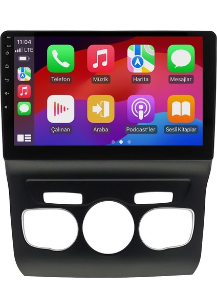 Citroen C4 New Android 6gb Ram 128GB Rom 8 Çekirdek Carplay Multimedya