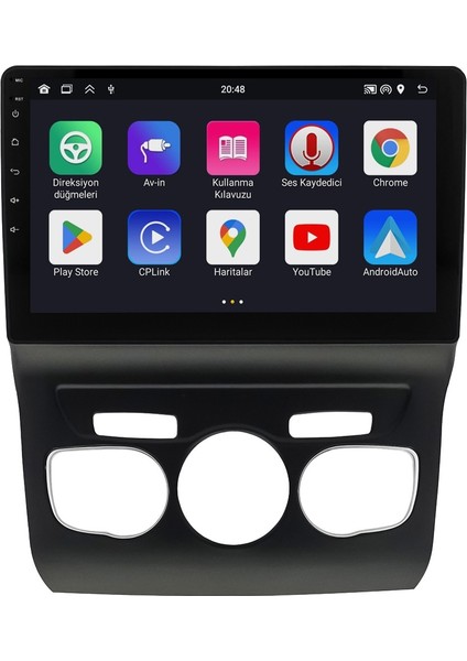 Citroen C4 New Android 6gb Ram 128GB Rom 8 Çekirdek Carplay Multimedya