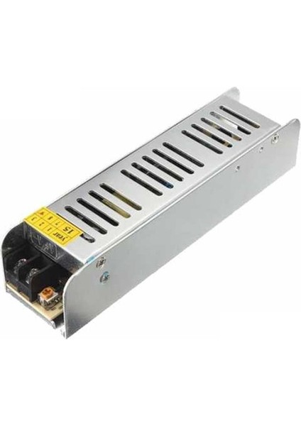 12V- 5 Amper Ip 20 Slim Kasa Metal Trafo