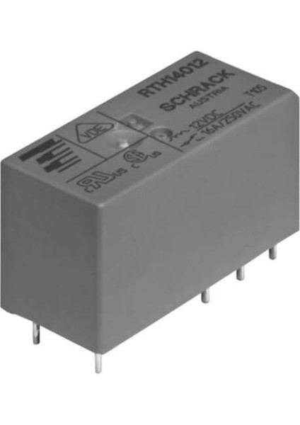 Relay 12VDC 16A Spdt Tht
