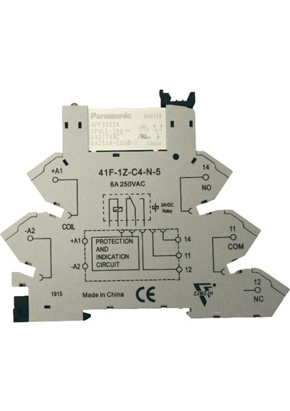 APF30224+YYS Relay 6A 24V 1pnc Wıth Sprıng Socket (41F-1Z-C4)