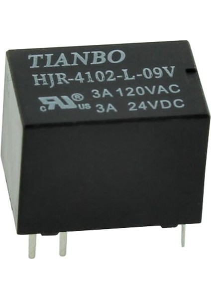 9V 3A Tianbo Röle - HJR-4102-L-9VDC-S-Z