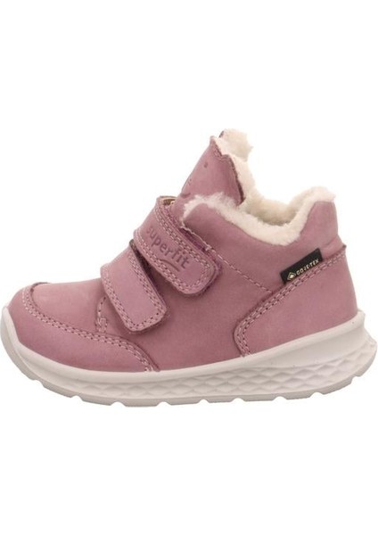Goretex Kürklü Ilk Adım Çocuk Botu Gül Kurusu