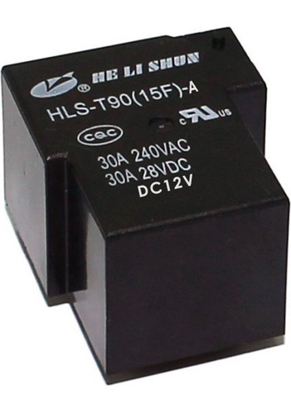 HLS-T90(15F)-DC12V-C 30 Amper T Röle 6 Pinli