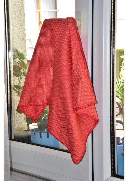 ( 3 Adet ) Büyük Boy Sihirli Mikrofiber Cam ve Ayna Temizlik Bezi 40*60