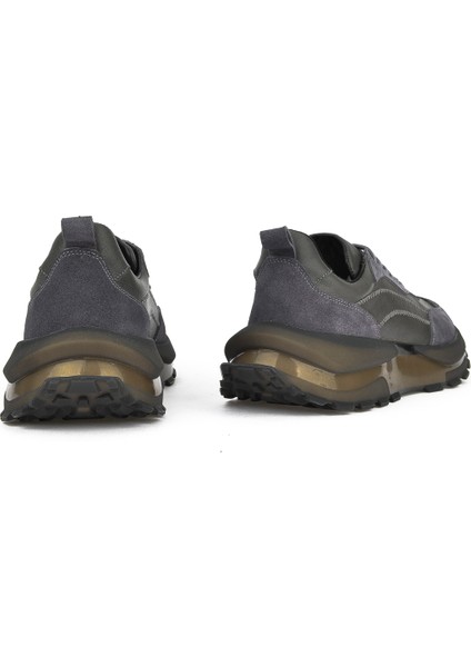 Ziya, Erkek Deri Sneaker 1431042Z7015 Gri modelleri