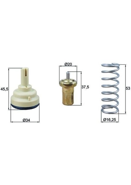 Golf5 Passat Jetta Termostat 04- [behr-T] [03C121110P]
