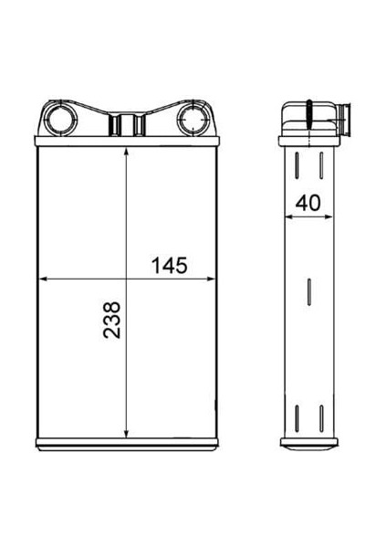 A4 Kalorıfer Radyatörü 00-08 [behr] [8E1820031]