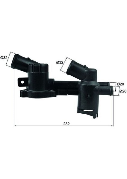 Golf6 Jetta Polo A3 Termostat 10- [behr-T] [03F121111A]