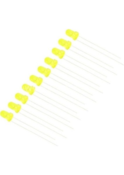 3mm Sarı LED - 10'lu Paket