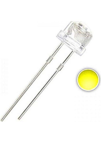 Mantar LED Sarı 4.8mm 1000 Adet