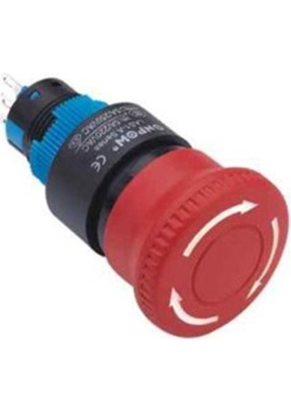 22MM Acil-Stop Buton 5A 250VAC 3p