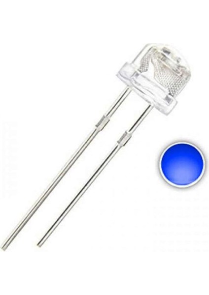 Mantar LED Mavi - 10'lu Paket