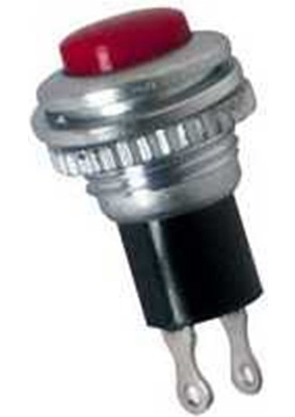 Küçük Metal Buton Siyah
