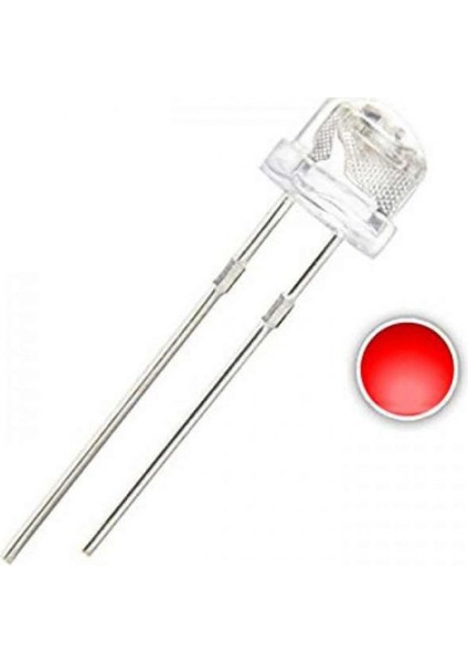 Mantar LED Kırmızı 4.8mm 1000 Adet