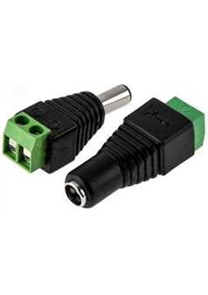 5.5*2.5mm Dc Power Dişi Plug Jak Adaptör Konnektör Plug