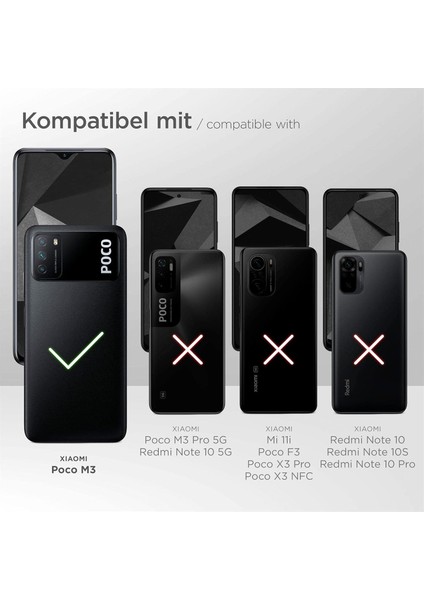 Xiaomi Poco M3 Cam Ekran Koruyucu 2 Adet modelleri