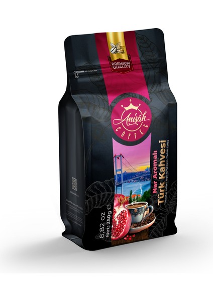 Anisah Coffee Nar Aromalı Türk Kahvesi 250 gr