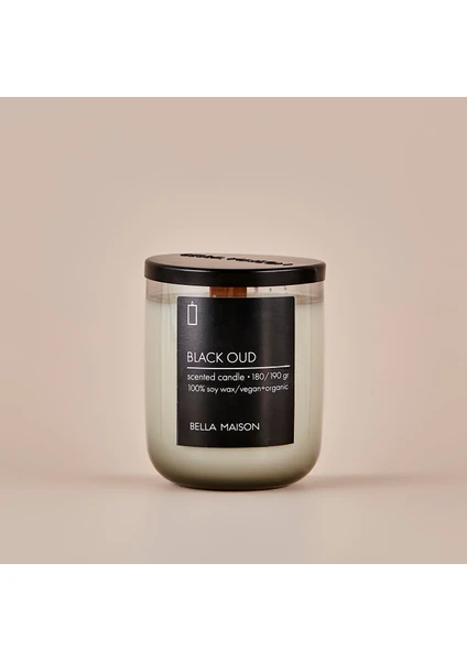 Bella Maison Black Oud Soy Wax Mum