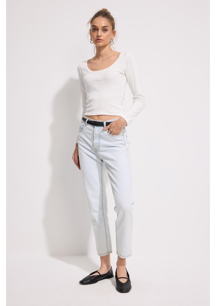 Yuvarlak Yaka Fitilli Üst fiyatları