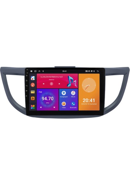 Honda Crv (2013-2016) Android 8gb Ram 128GB Rom 8 Çekirdek Multimedya