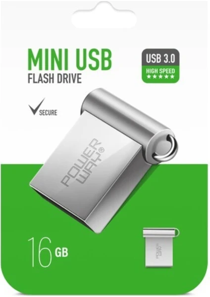 16 GB USB 3.0 Metal Mini USB Flash Bellek