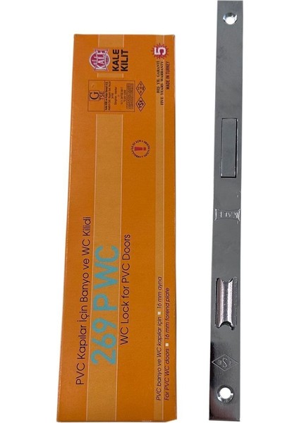 269 Pwc Pvc Kapılar Için Banyo ve Wc Kilidi Kale Kilit