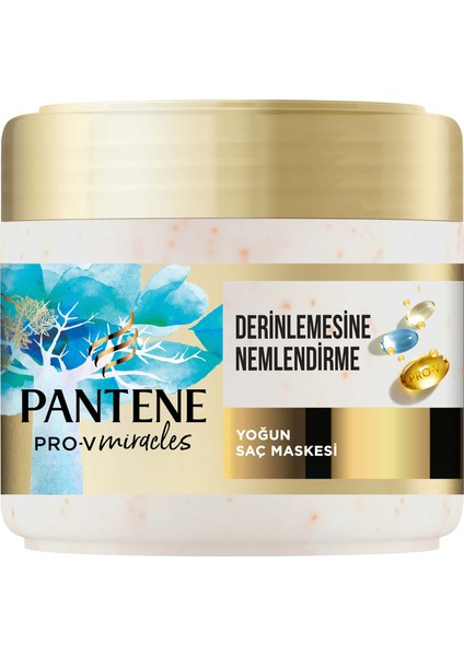 PANTENE PRO-V MIRACLES Hydra Glow Kuru Saçlar için Maske 300ML