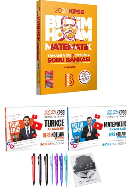2025 Kpss Türkçe Matematik Akademisi Video Ders Notları - 2025 Kpss Matematik Soru Bankası
