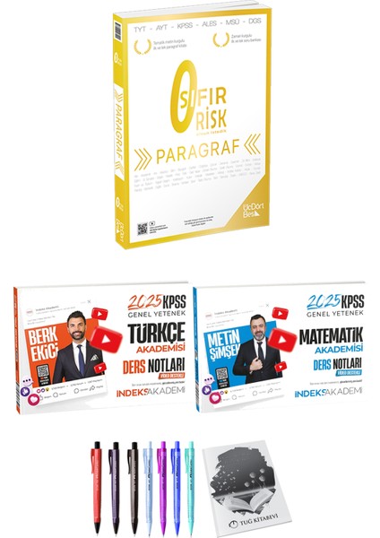 2025 Kpss Türkçe Matematik Akademisi Video Ders Notları - 2025 Paragraf Sıfır Risk