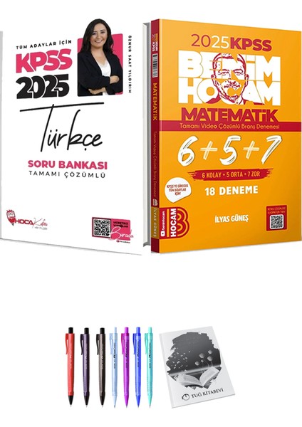 2025 Kpss Türkçe Soru Bankası - 2025 Kpss Matematik 18 Deneme