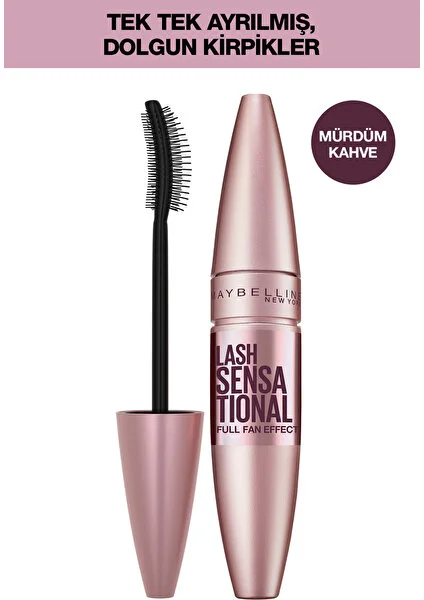 Lash Sensational Maskara - Burgundy Brown - Mürdüm