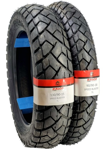 Ralco Tyres 130/90-15 ve 90/90-18 Tl (Tubeless - Dubleks) Chopper Lastik Takımı