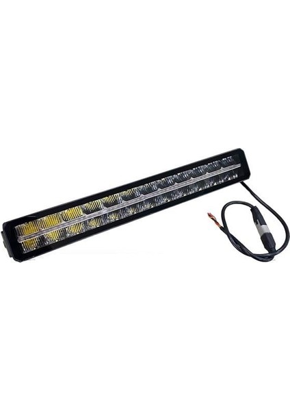 DEMMON 10V-30V LED BAR OFF-ROAD ORTASI GÜNDÜZ LEDLİ TURUNCU-BEYAZ (550 MM)