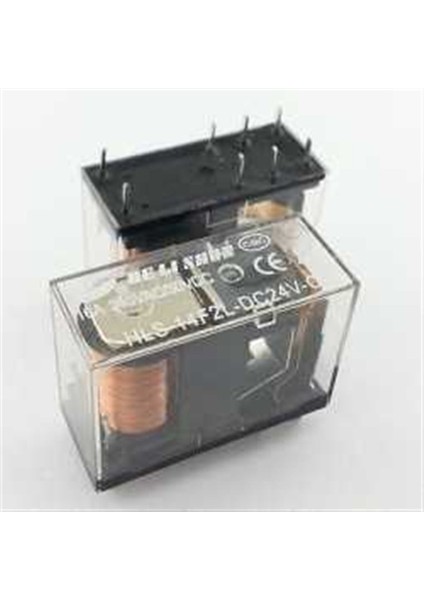 HLS-14F2L-24VOLT 16AMPER Şeffaf Tek Kontak Röle 8 Pin