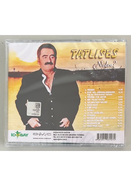 İdobay Müzik Ibrahim Tatlıses Neden CD (Jelatininde Sıfır Cd)