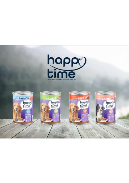 Yetişkin Köpekler Için Somonlu Konserve 12 x 400 gr