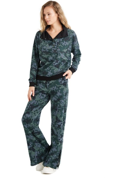 Kadın Sweatshirt 60472 - Desenli fırsatları