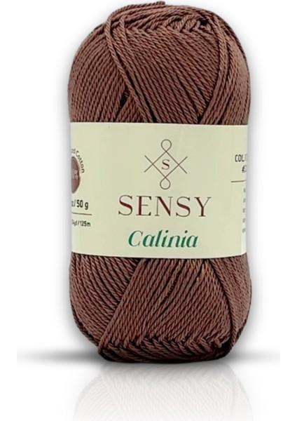 Calinia Merserize Pamuk Örgü Ip, Dantel Ipliği, Tığ Ipi, Dantel Ipi Giza Mısır Pamuğu Merserize Ip