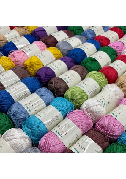 Calinia Merserize Pamuk Örgü Ip, Dantel Ipliği, Tığ Ipi, Dantel Ipi Giza Mısır Pamuğu Merserize Ip modelleri