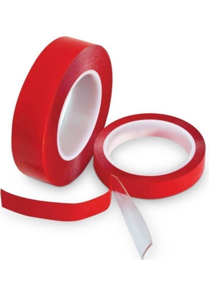 Çift Taraflı Vhb Akrilik Silikonize Bant 18 mm 2 mt