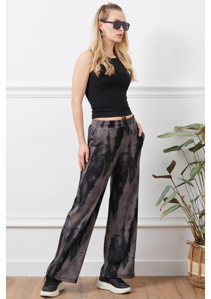 Siyah Füme Pantolon