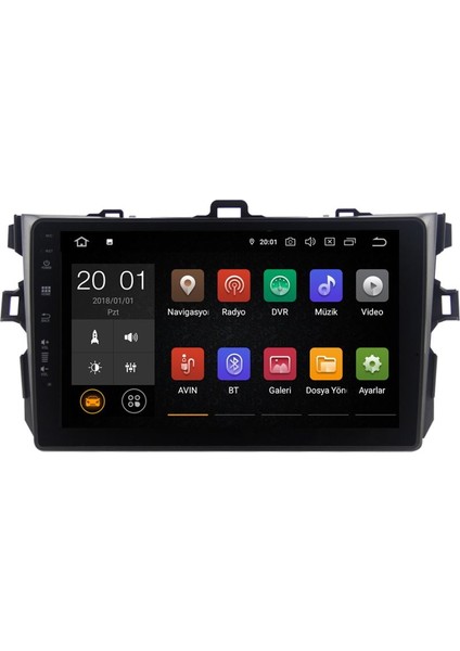 Toyota Auris Android Multimedya Sistemi (2007-2012) 2 GB Ram, 32 GB Hafıza, 4 Çekirdek, Necvox