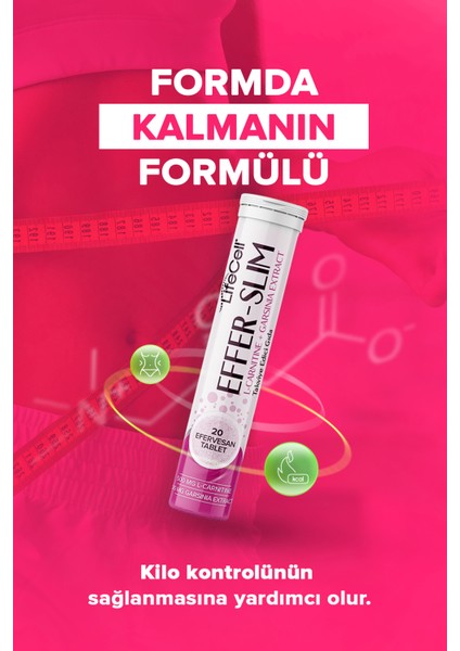 Effer Slim - 20 Adet Efervesan Tablet
