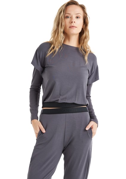 Kadın Pijama Altı 51643 - Antrasit