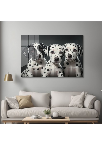 Dalmaçyalı Yavru Köpek Cam Tablo
