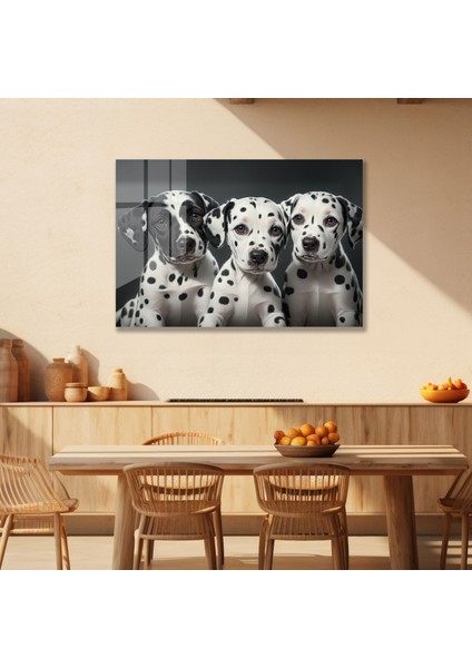 Dalmaçyalı Yavru Köpek Cam Tablo