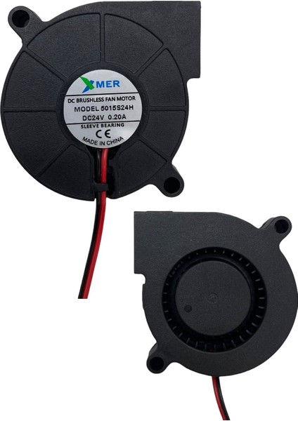 50X50X15MM Salyangoz 24V 0.20A 2p Xmer Fan