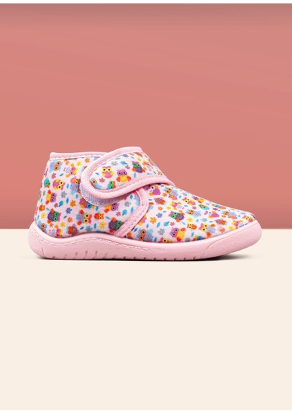 Günlük Kız Erkek Çocuk Panduf Ev Ayakkabısı Esnek Kaymaz Taban Cırtlı Kreş Anaokulu Ayakkabı